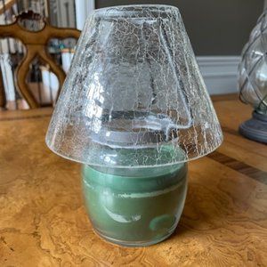 Candle shade w/ green candle